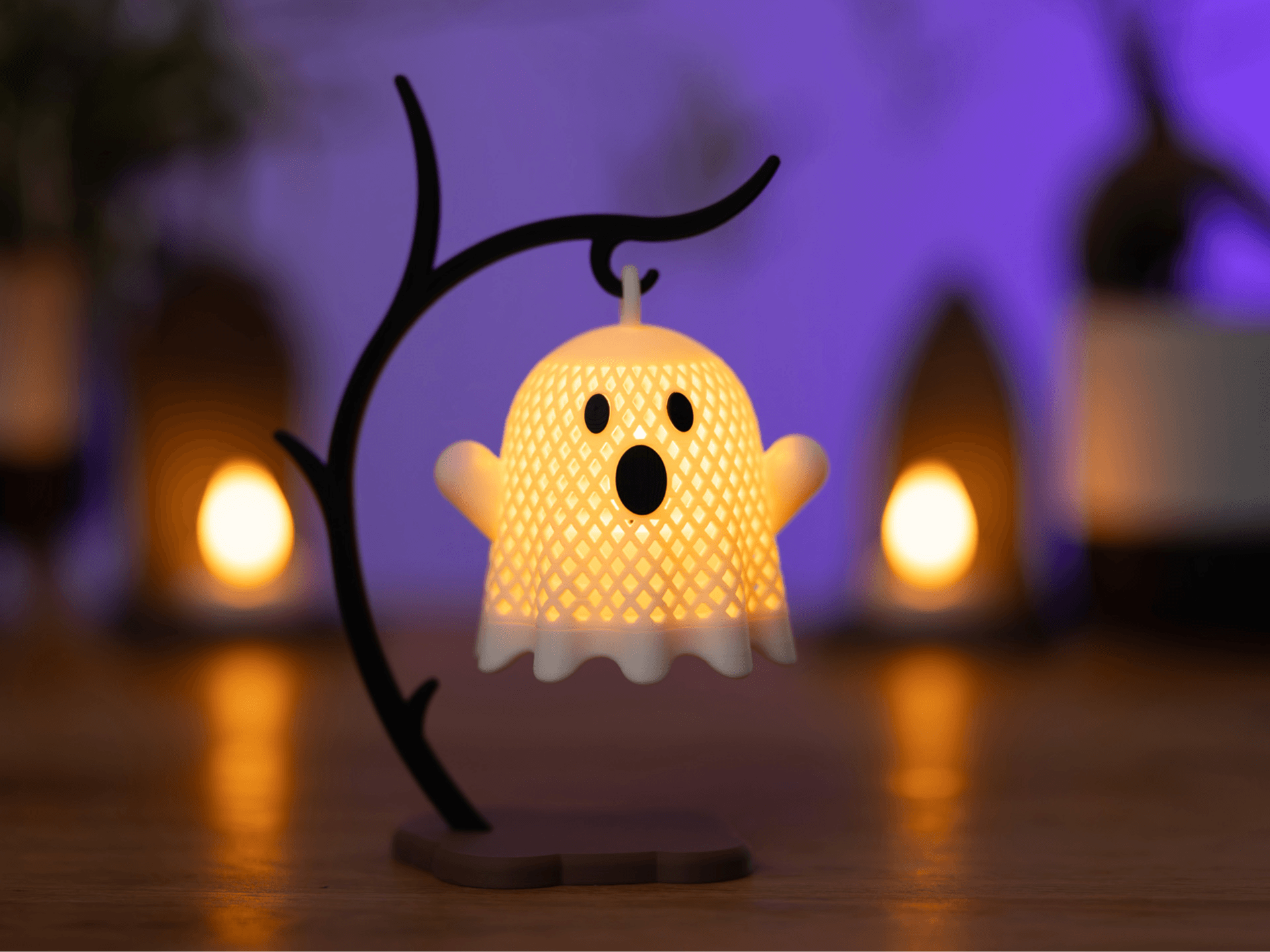 Mini Ghost Tea Light Lantern, a 3D model by Maxx Design