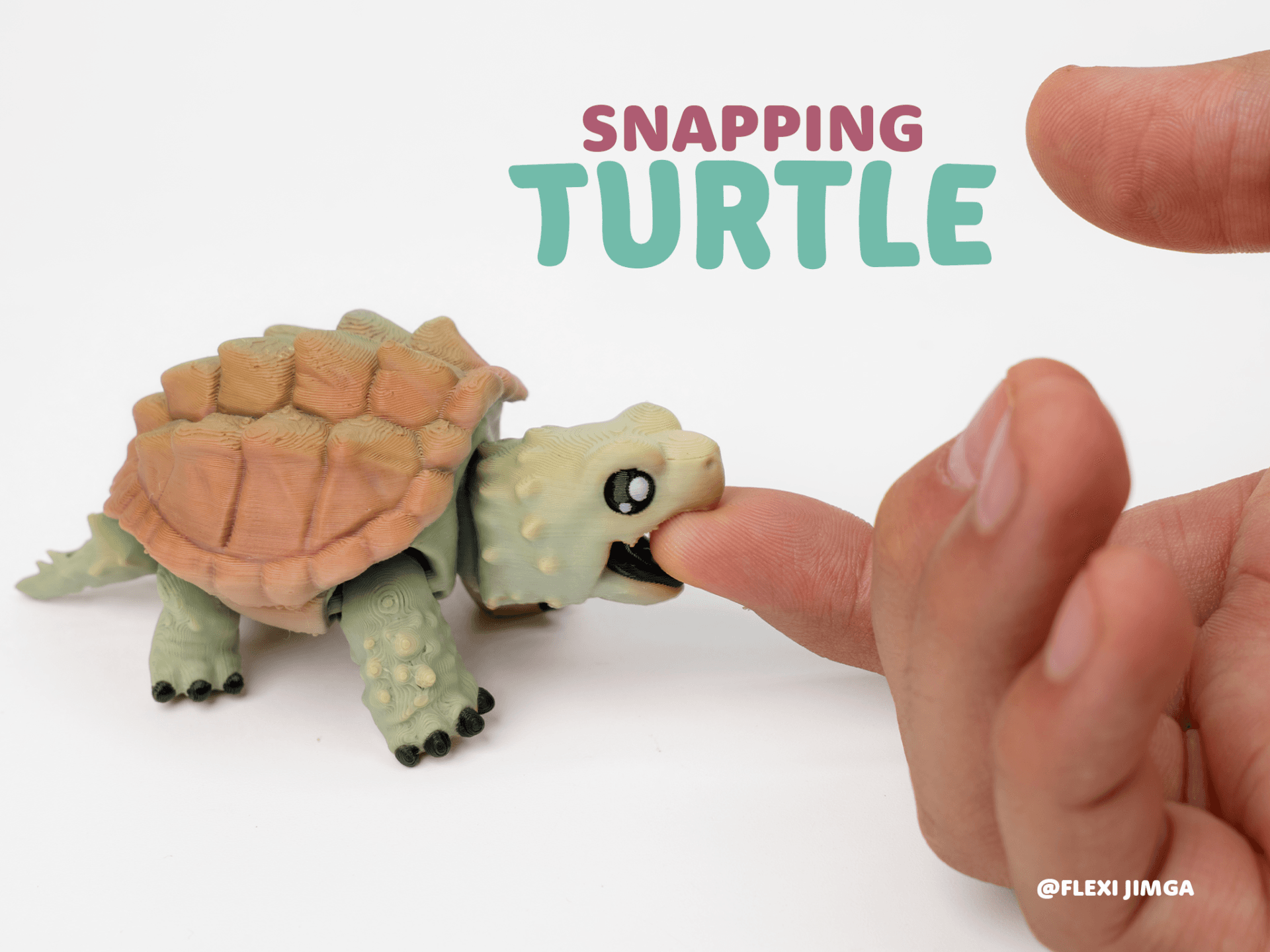 Flexi Alligator Snapping Turtle, a 3D model by Flexi JIMGA