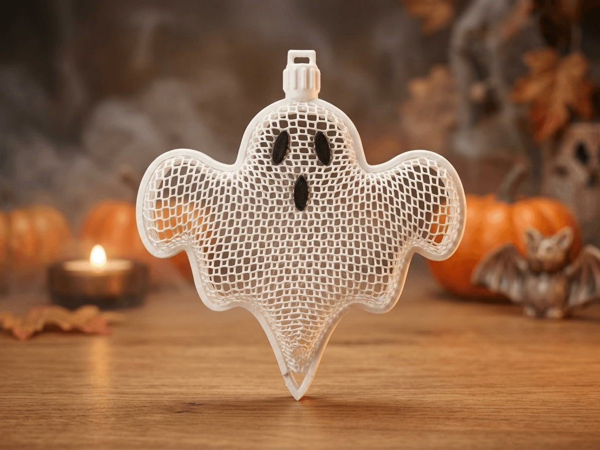 Ghost Halloween Candy Holder, a 3D model by 3L3D Designs