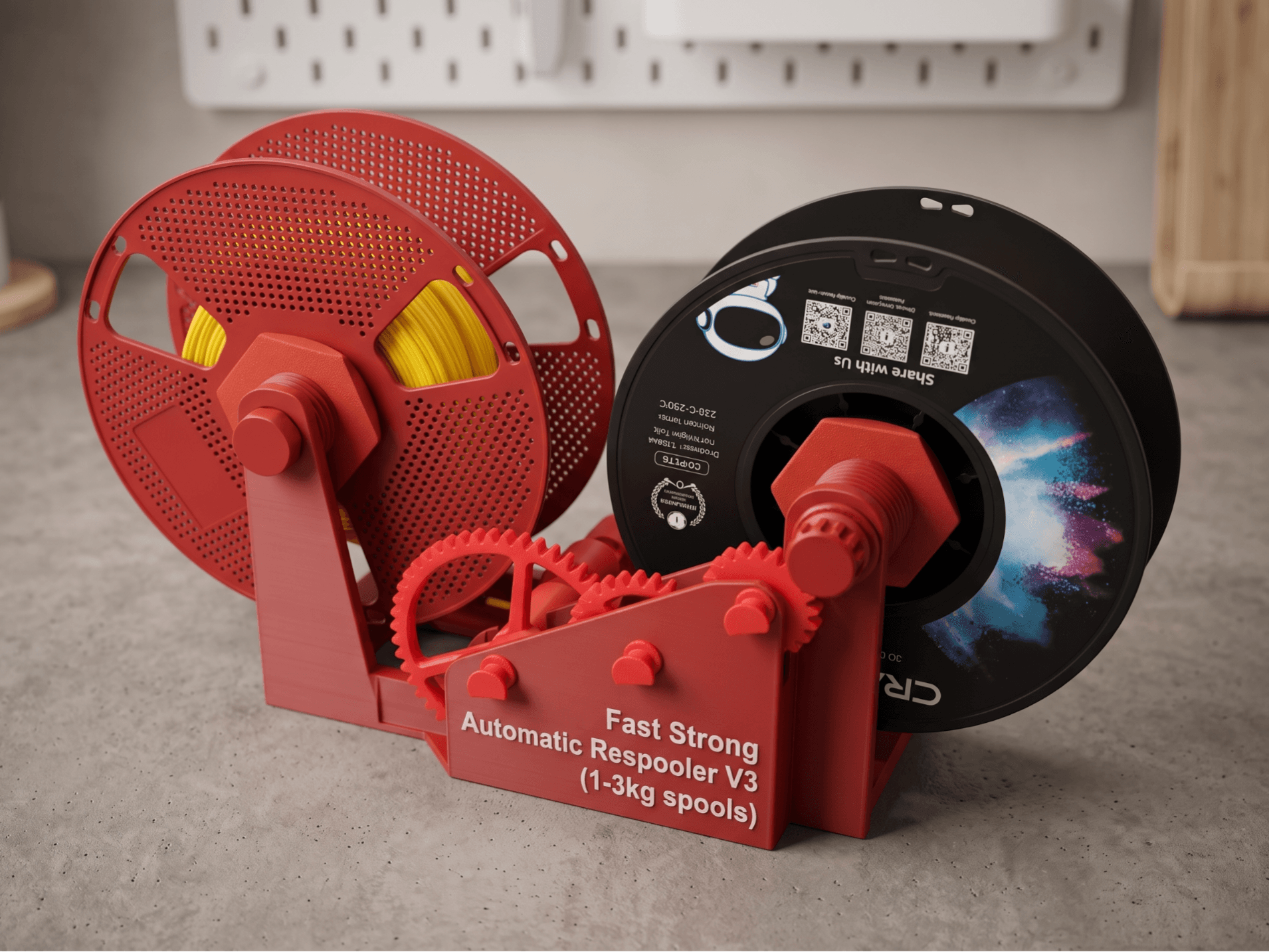 Fast Strong Automatic Respooler V3, a 3D model by Tomik s Cuprou