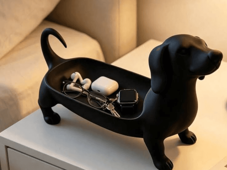 Dachshund Catchall Tray, a 3D model by FeoLab