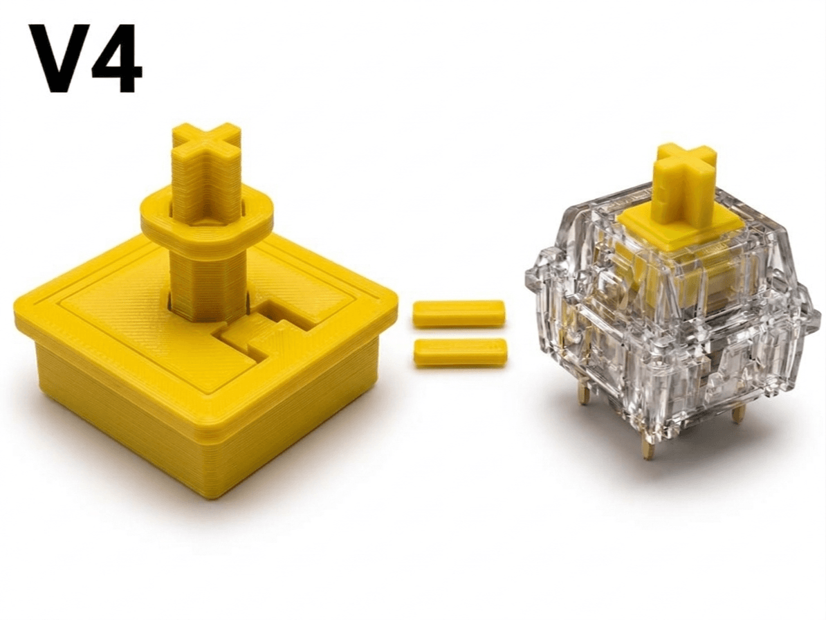 3D Printed Clicky Clicker V4, a 3D model by Duck