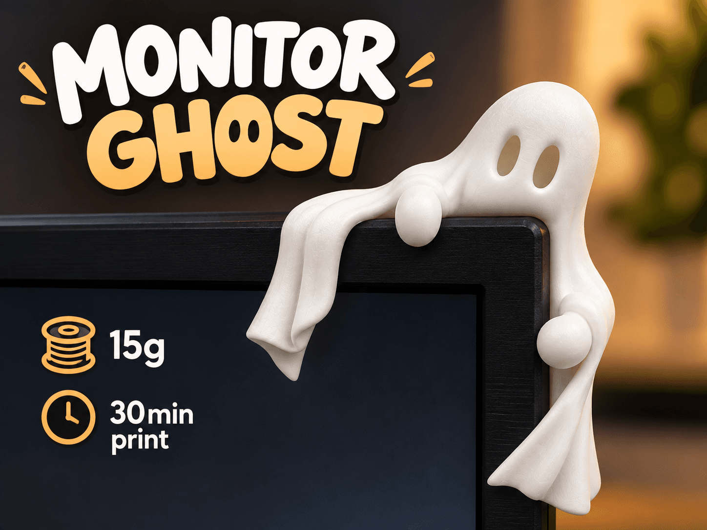 Monitor Ghost, a 3D model by Chico's Creation