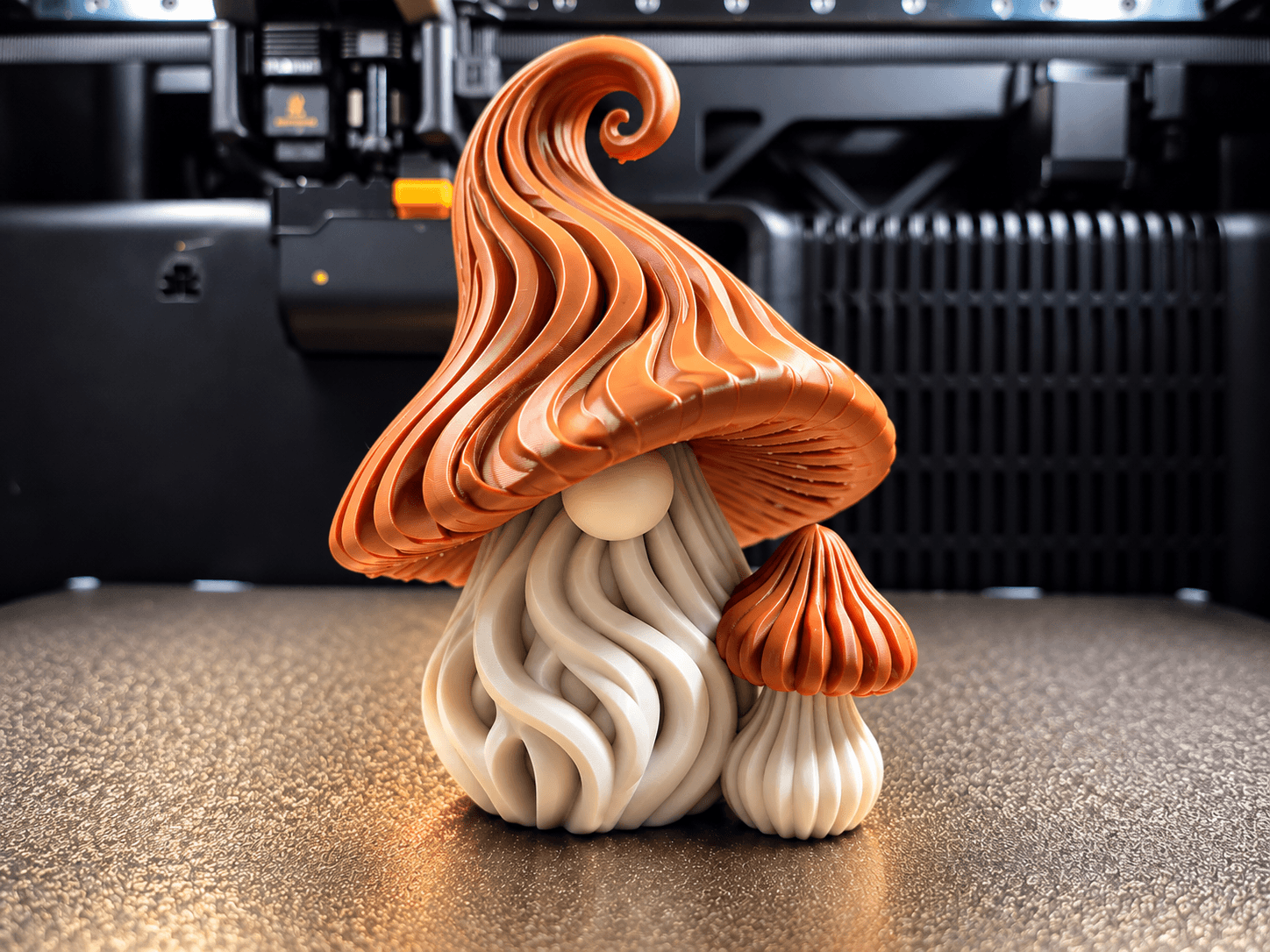 Gnome Mushroom, a 3D model by DElex3D