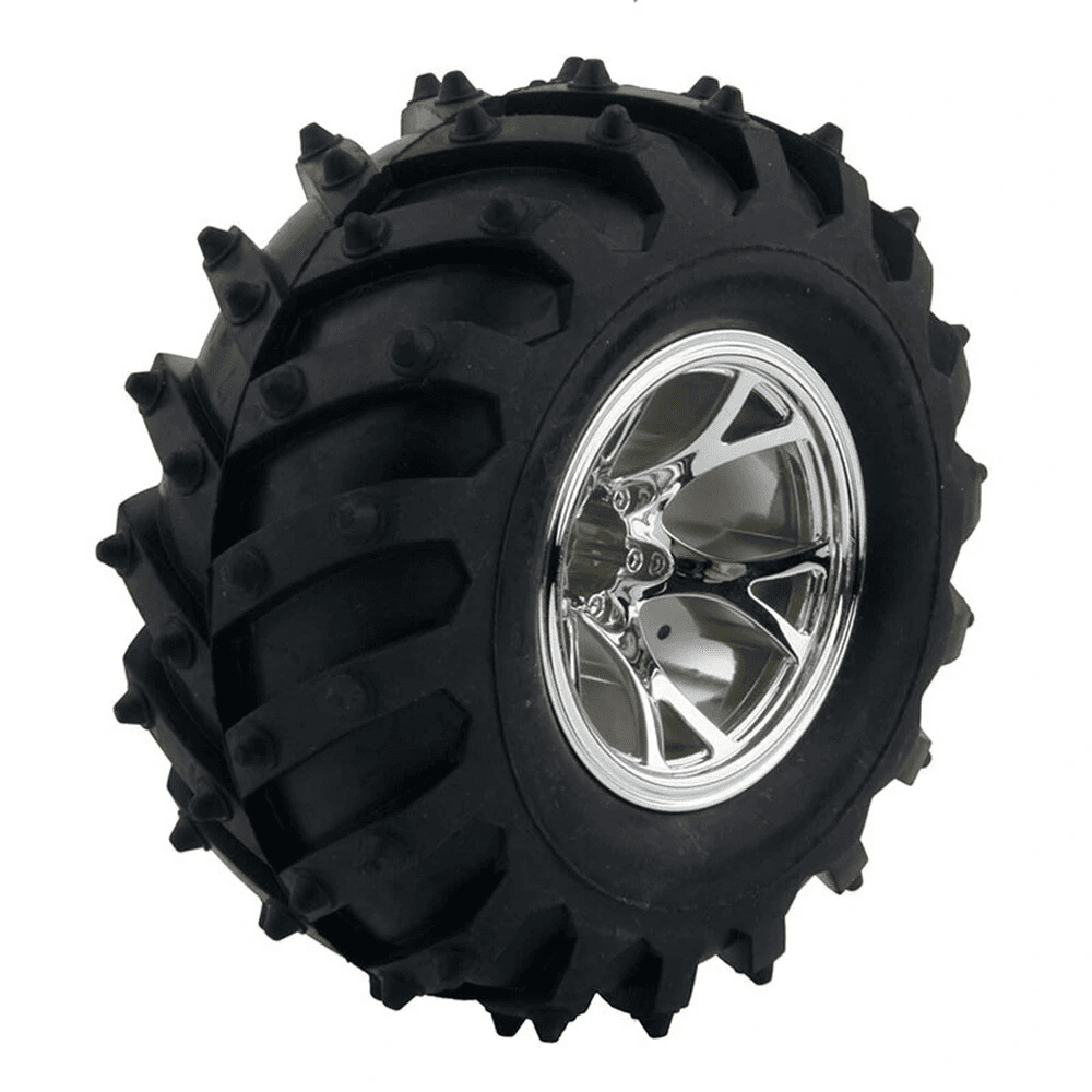 130mm Robot Wheel for All Terrain and DIY Robotics (Silver Color)