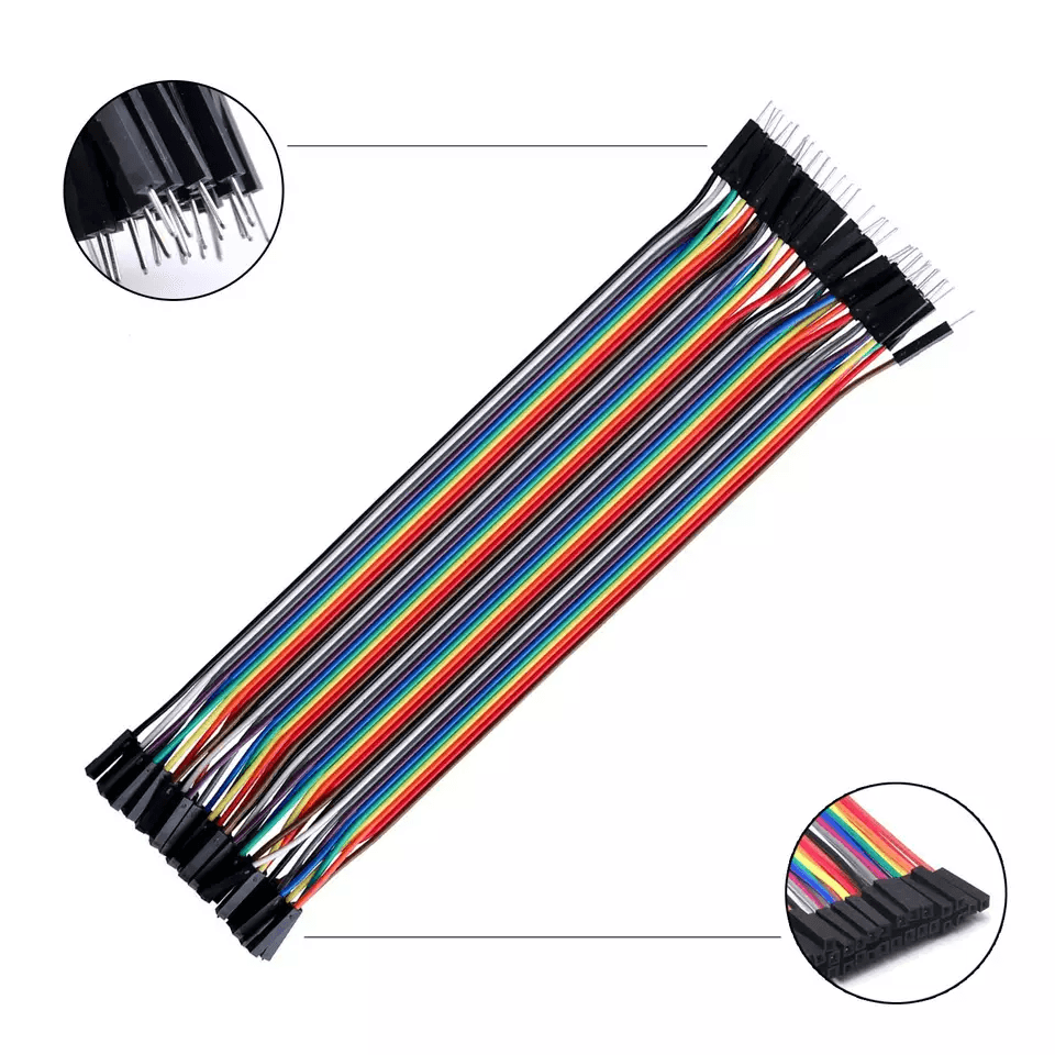 Jumper Wire 20 Cm Male to Female – Set of 40