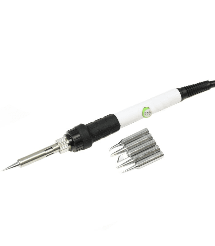 60 Watt Temperature Adjustable Soldering Iron with Changable Tips