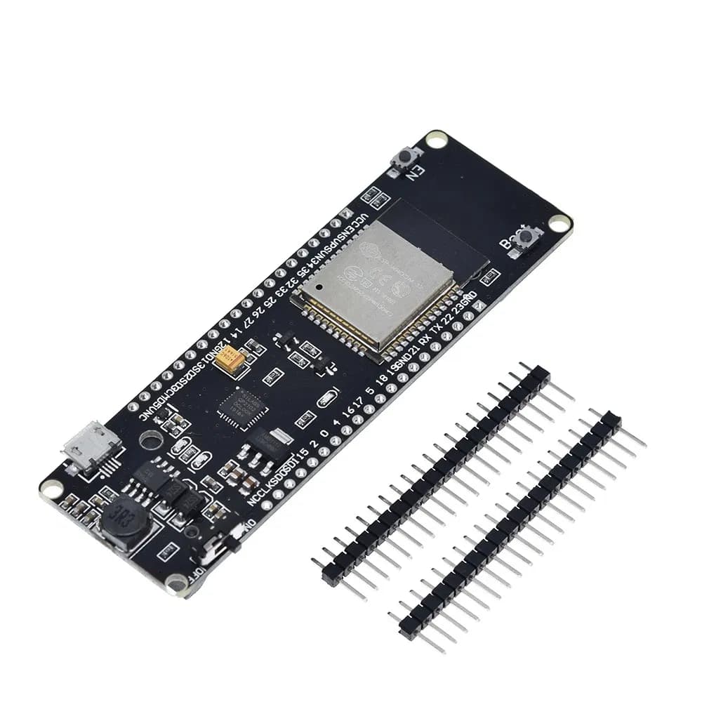 Wemqs WiFi and Bluetooth Battery ESP32 Development Board With 18650 Lithium Battery Shield