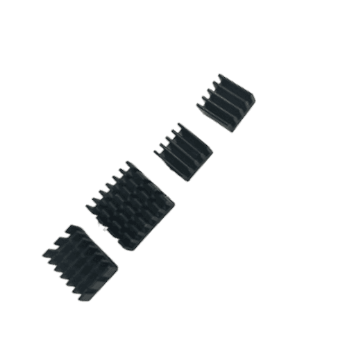 4 in 1 Black Heat Sink for Raspberry Pi