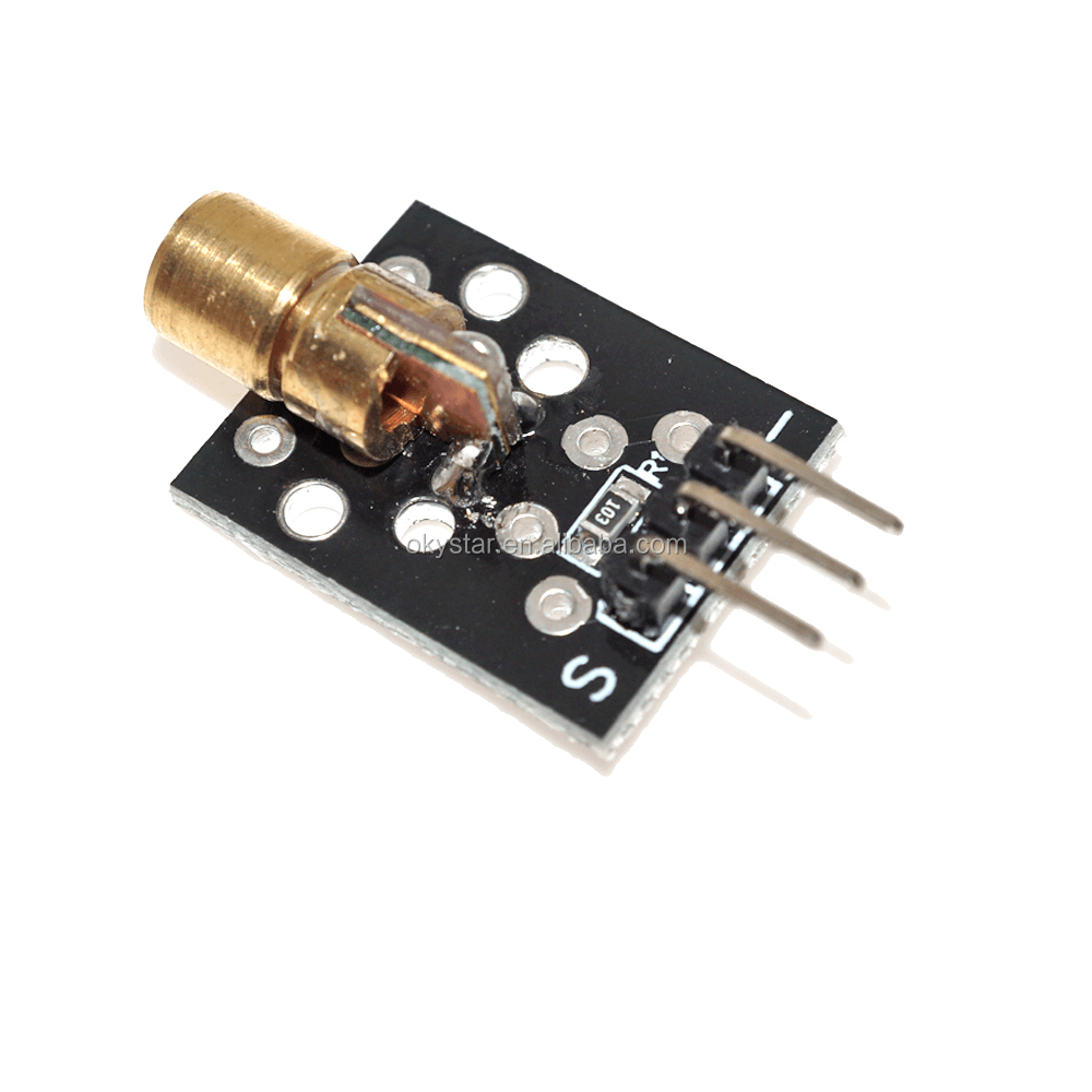 650NM 6MM 5V DC 5MW MINI LASER DOT DIODE MODULE HEAD WITH BREAKOUT BOARD