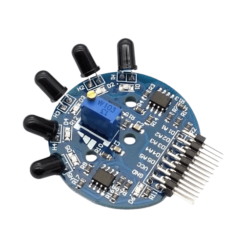 5 Channel Flame Sensor module for multi direction flame/Fire sensing