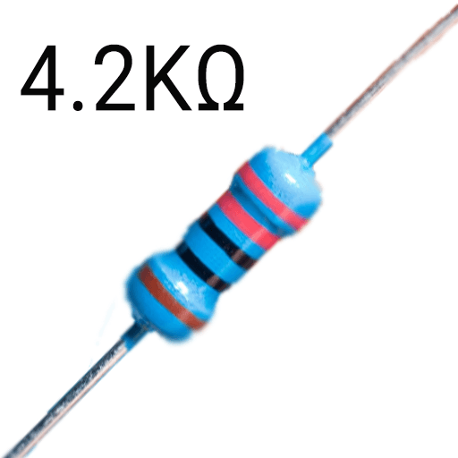 4.2K Ohm Resitor 1/4W- Pack of 5