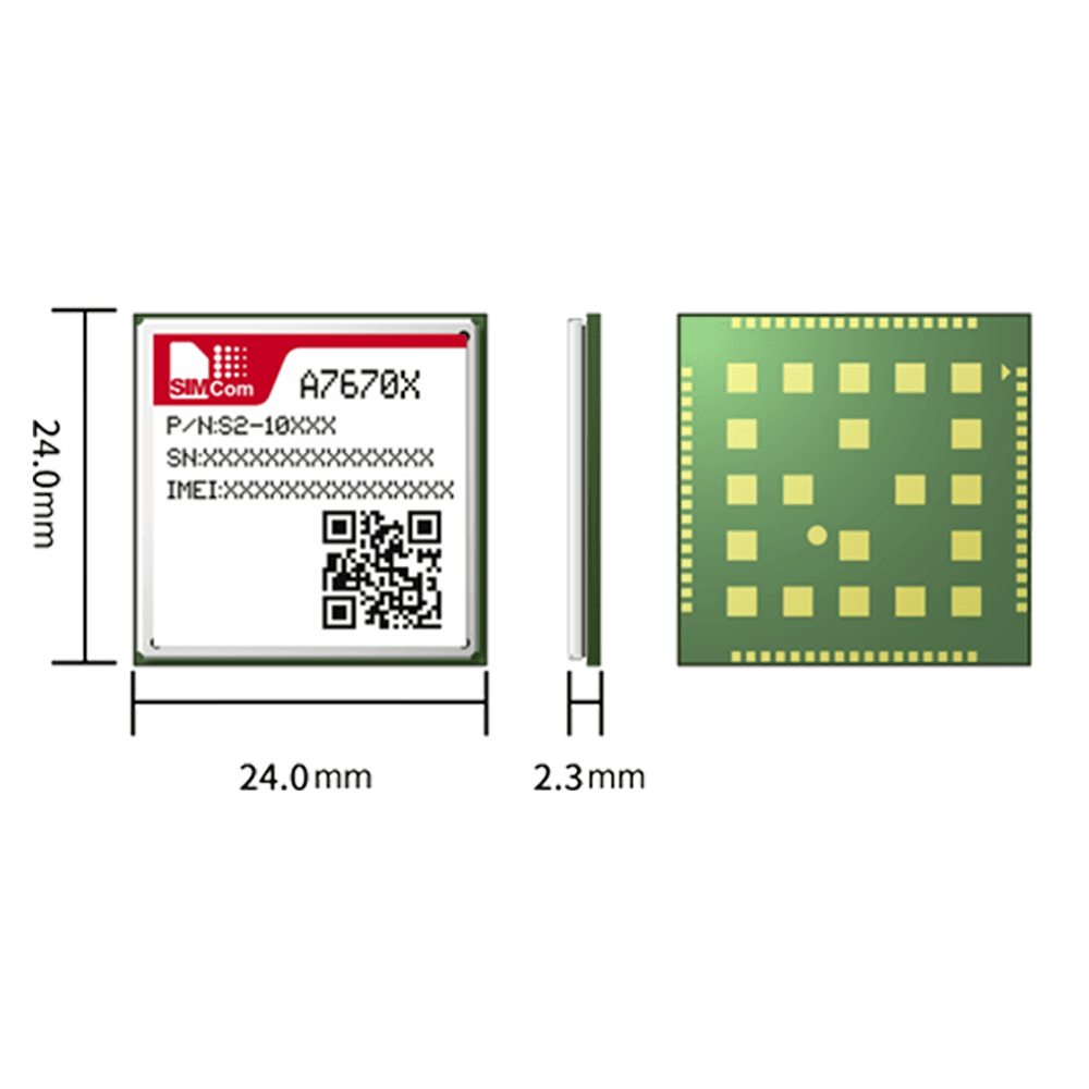 A7670C 4G LTE modem