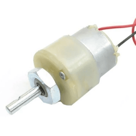 500 RPM Center Shaft Gear Motor for Robotics