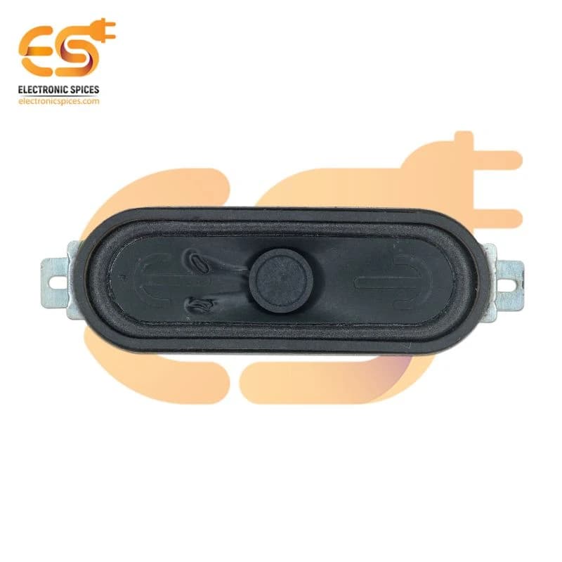 8 Ohm 8W Stereo Oval Shaped Speaker Metal Body Bass Speaker for Home Audio (6 x 1.7)inch