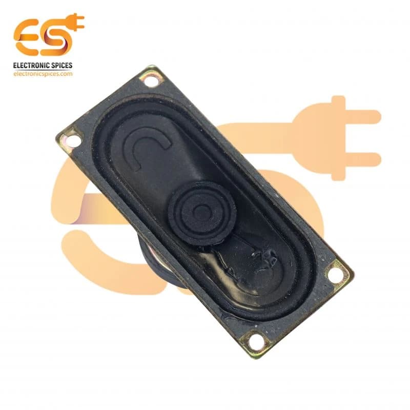 5 Watt 4Ω (ohm) Rectangle shape External Magnet Power Audio Woofer Speaker (2.5 x 1.0) inch