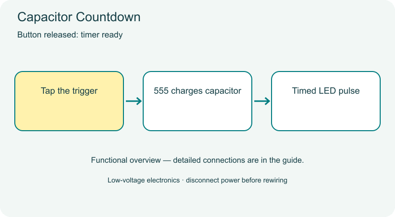 Capacitor Countdown animated overview